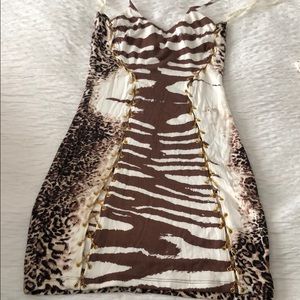 Sky Brand halter mini dress sz Medium